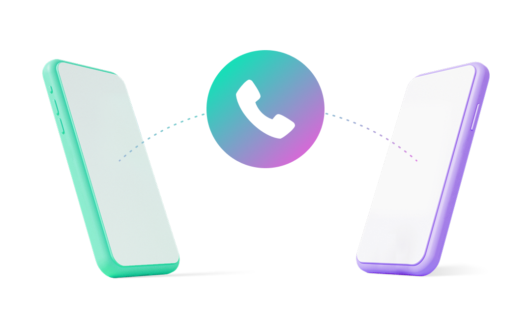 송금하는 휴대폰 이미지